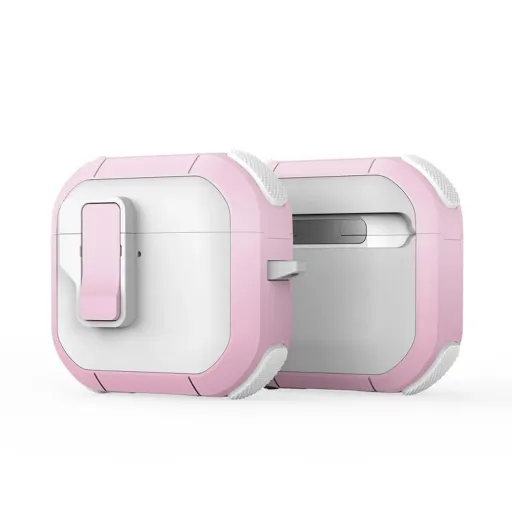 DUX DUCIS PECP - TPU+PC védőtok AirPods 4-hez fehér-rózsaszín DUX DUCIS PECP - TPU+PC védőtok AirPods 4-hez fehér-rózsaszín