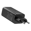  Fali töltő Vention FEDB0-EU 2xUSB-C 1xUSB-A 65W/30W/30W GaN (fekete) - 0. kép