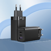  Fali töltő Vention FEDB0-EU 2xUSB-C 1xUSB-A 65W/30W/30W GaN (fekete) - 2. kép
