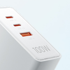 Vention FEGB0-EU hálózati töltő 2xUSB-C 1xUSB-A 100W/100W/30W GaN (fekete) - 4. kép