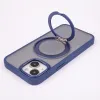 Mag Ring Forgófliptok iPhone 12 Pro Max 6,7 sötétkék tok - 4. kép