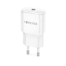 Forever TC-01-20C PD QC töltő 1x USB-C 20W fehér