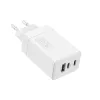 Maxlife MXTC-08-65ACC PD QC töltő 2x USB-C 1x USB 65W fehér - 1. kép