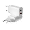 WIWU falitöltő Wi-U002 PD + QC 20W 1x USB 1x USB-C fehér - 2. kép