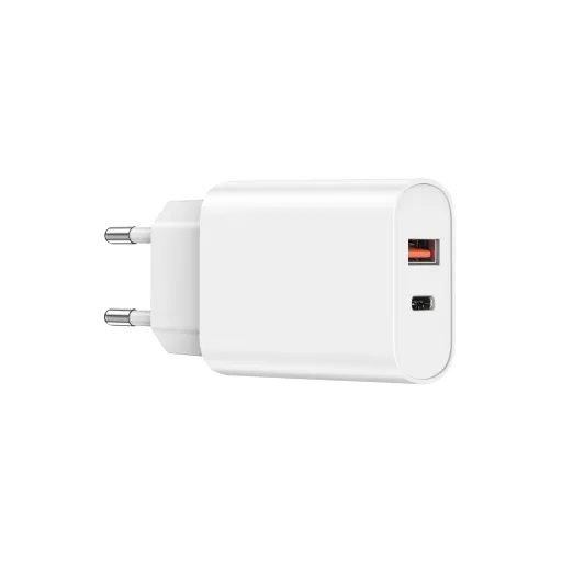 WIWU falitöltő Wi-U002 PD + QC 20W 1x USB 1x USB-C fehér