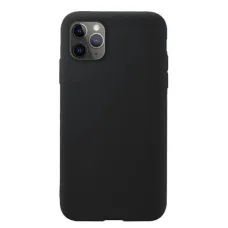 Flexibilné silikónové puzdro Huawei P40 Lite E čierne Flexibilné silikónové puzdro Huawei P40 Lite E čierne