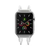 Baseus Lets go Apple Watch 3/4/5/6/7/8/SE 38/40/42 mm óraszíj méretre állítható fehér/rózsaszín (LBAPWA4-A24) - 3. kép