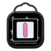 Kamera vezérlő aktív gomb iPhone 16 sorozatú tokhoz Drop Glue / Clear Mag Cover rózsaszín tok - 0. kép