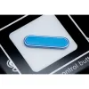 Kamera vezérlő aktív gomb iPhone 16 sorozatú tokhoz Drop Glue / Clear Mag Cover kék tok - 1. kép
