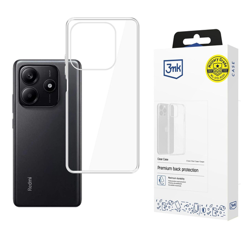 3mk Clear tok Xiaomi Redmi Note 14 5G - átlátszó tok 3mk Clear tok Xiaomi Redmi Note 14 5G - átlátszó tok