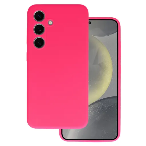 Silicone Lite fukszia tok iPhone 15 Pro készülékhez