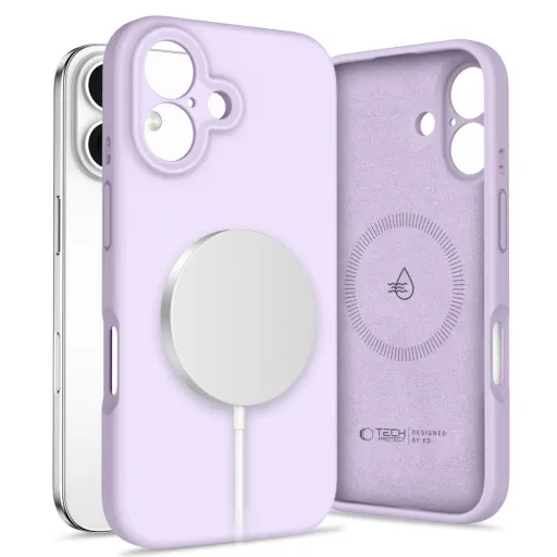 Tech-protect Liquid Silicone Magsafe Iphone 16 Mauve Tok