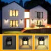 Napelemes LED kerti homlokzati lámpa RC-K-1536 fekete - 3. kép