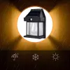 Napelemes LED kerti homlokzati lámpa RC-K-1536 fekete - 4. kép