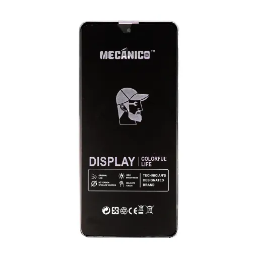 Mecanico LCD kijelző T2O Samsung Galaxy A73 5G fekete kerettel