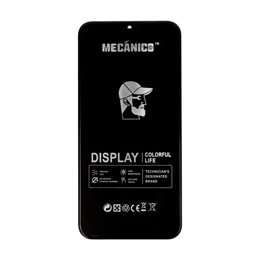 Mecanico LCD kijelző T2O Samsung Galaxy A15 4G/5G fekete kerettel