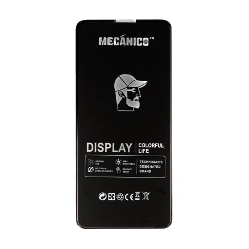 Mecanico LCD kijelző T2O Samsung Galaxy A51 4G feketére kerettel