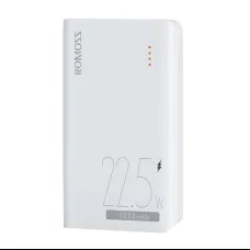 Romoss SENSE4SF Powerbank, 10000mAh, 22.5W (fehér)