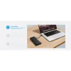 VEGER powerbank 25 000 mAh beépített Type C / Lightning kábelekkel PD 130W TCE130 (W2503) fekete - 4. kép