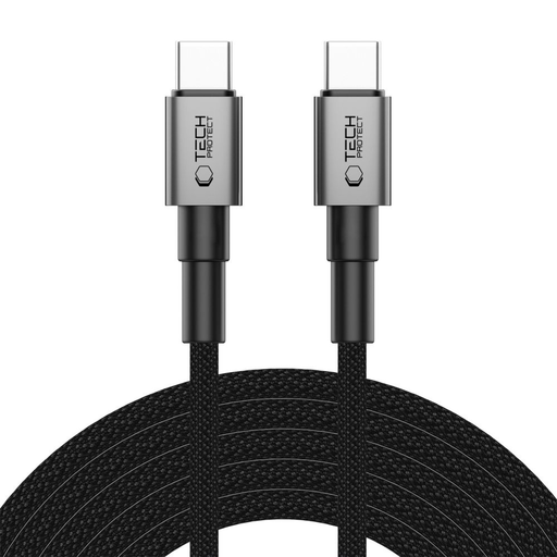 Tech-protect Ultraboost Dna Type-c Kábel Pd100w/5a 300cm Vas Szürke