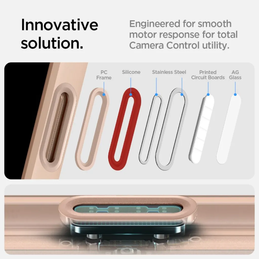  iPhone 16 Pro Frost Rose Titanium Spigen Ultra Hybrid "t" Mag Magsafe tok - 11