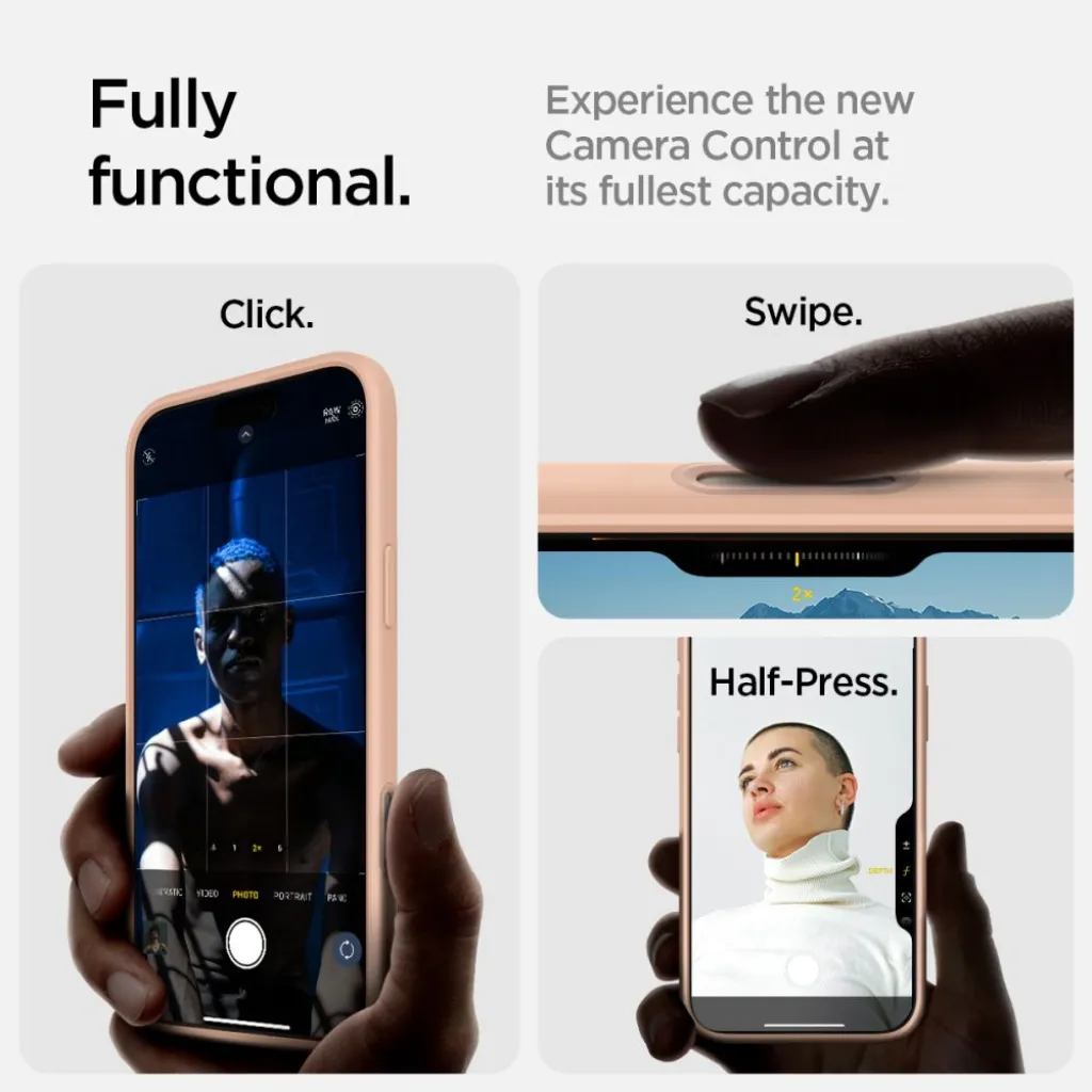  iPhone 16 Pro Frost Rose Titanium Spigen Ultra Hybrid "t" Mag Magsafe tok - 12