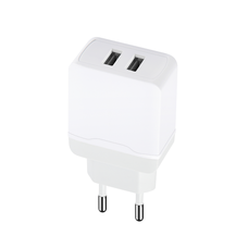 Setty fali töltő 2x USB 2,4A LS-02 fehér JMP
