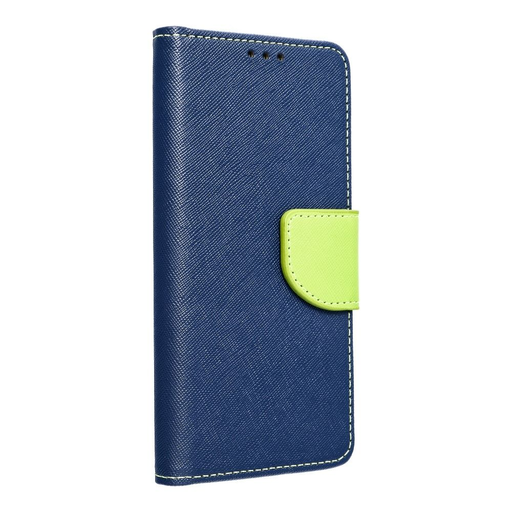 FANCY fliptok Samsung Galaxy XCover 5 tok, sötétkék / lime FANCY fliptok Samsung Galaxy XCover 5 tok, sötétkék / lime