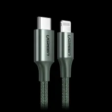 Ugreen MFI USB Type C - Lightning kábel Power Delivery 3A 480Mbps 1m Midnight Green (80564 US304)