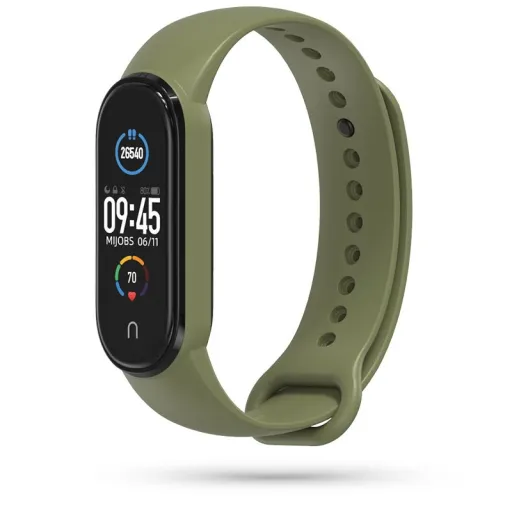 Tech-Protect Iconband Xiaomi Mi Band 5 szíj katonai zöld