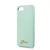 Guess iPhone 7/8/SE 2020/2022 tok  Silicone Vintage zöld színben arany logóval (GUHCI8LSLMGGR) - 0. kép