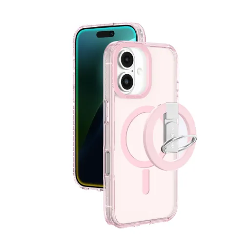 Amazing Thing Titan Pro Mag Ring Grip tok 10FT IP166.7TRPK iPhone 16 Plus pink