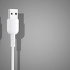 USB és USB-C kábel VFAN Színes X11, 3A, 1m (fehér), - 0. kép