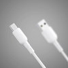 USB és USB-C kábel VFAN Színes X11, 3A, 1m (fehér), - 1. kép