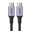 UGREEN US316 USB-C-USB-C kábel, 100W, 3m (fekete) - 1. kép