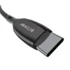 BlitzWolf BW-TC23 USB-C - USB-C töltőkábel kijelzővel, 100W, 0.9m (fekete) - 1. kép