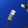 UGREEN US299 USB Lightning hajlított kábel, MFi, 1m (fekete) kábel - 0. kép