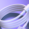USB és Lightning kábel VFAN X03, 3A, 1m (fehér) - 1. kép