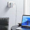 Fali töltő, Vention, FEGW0-EU, 2xUSB-C, USB-A, 100W/100W/30W, GaN (fehér) - 1. kép
