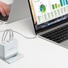 Fali töltő, Vention, FEGW0-EU, 2xUSB-C, USB-A, 100W/100W/30W, GaN (fehér) - 2. kép