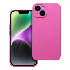 Szilikon 2 mm tok iPhone 14 pink