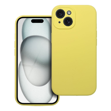 Szilikon 2mm tok iPhone 15 citrom