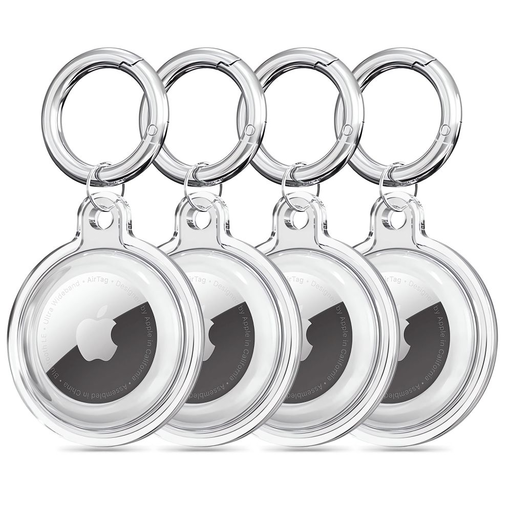 Tech-protect Icon 4-pack Apple Airtag átlátszó Tech-protect Icon 4-pack Apple Airtag átlátszó