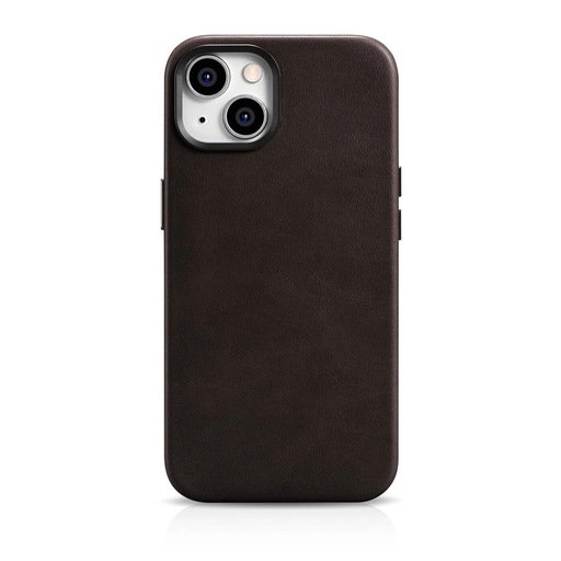 iCarer Oil Wax Prémium Bőr Tok iPhone 14 Plus Mágneses Bőr Tok MagSafe Barna (WMI14220703-BN) iCarer Oil Wax Prémium Bőr Tok iPhone 14 Plus Mágneses Bőr Tok MagSafe Barna (WMI14220703-BN)