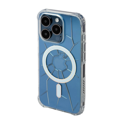MagSafe Kingxbar PQY Crack Series Szilikon Tok iPhone 15 Pro Max - Átlátszó MagSafe Kingxbar PQY Crack Series Szilikon Tok iPhone 15 Pro Max - Átlátszó