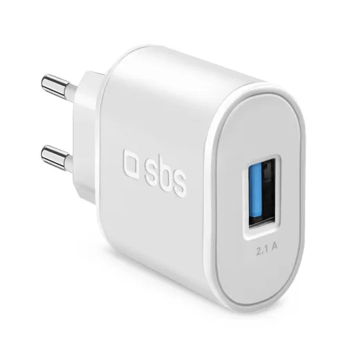 10 Watt USB utazó töltő Fehér