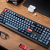 Vezeték nélküli egyedi mechanikus billentyűzet Keychron V6 Max QMK/VIA RGB Gomb Barebone Kapcsoló (fekete) - 2. kép