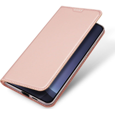 DUX DUCIS wallet case SKIN PRO Samsung Galaxy S25 tok rózsaszín,