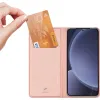DUX DUCIS wallet case SKIN PRO Samsung Galaxy S25 tok rózsaszín, - 4. kép