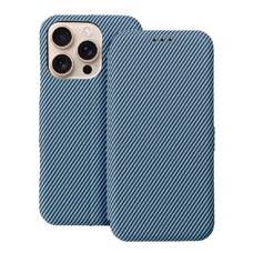FOLIO oldalsó mágneses fliptok IPHONE 16 PRO kék tok